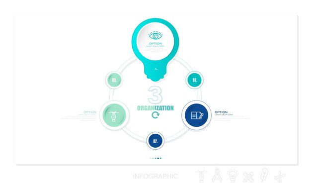 Vector infographic template