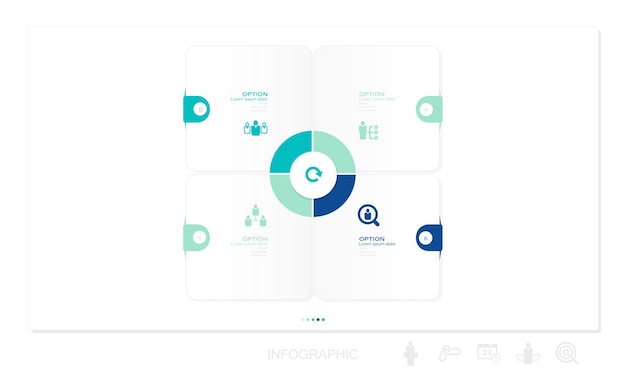 Vector infographic template