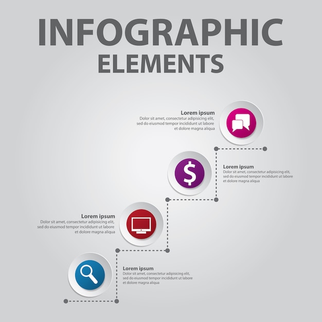 Vector infographic template 