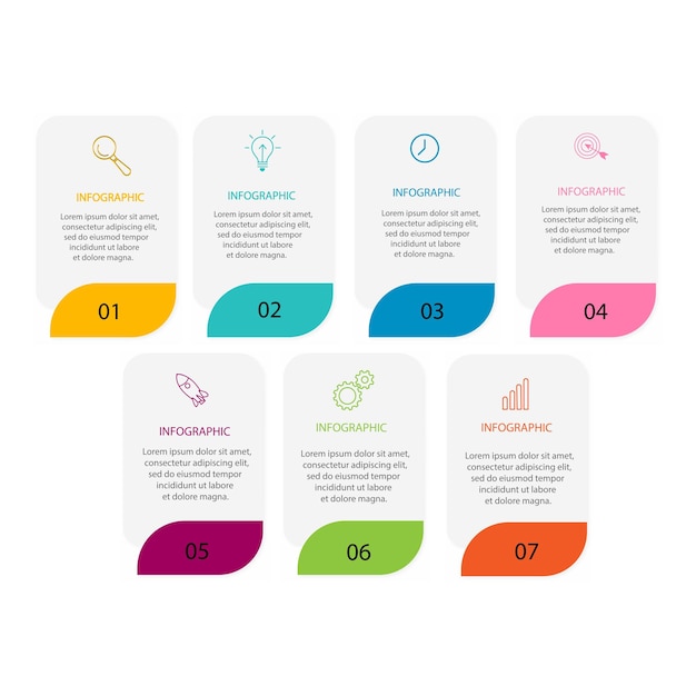 Infografica vettoriale con linee sottili con icone e 3 opzioni o passaggi infografica per business con