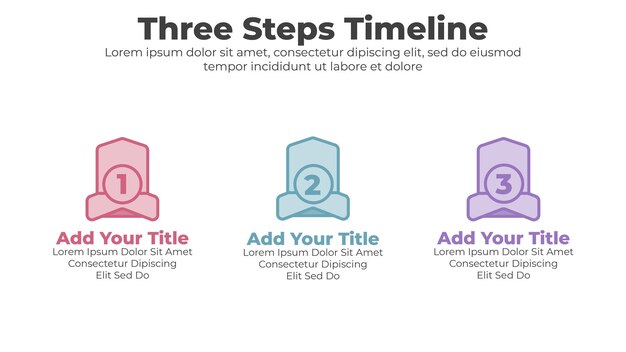 Vector vector infographic timeline template business concept with step