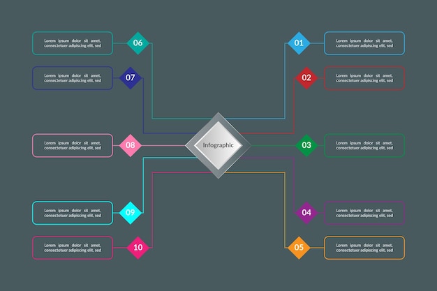 Vector vector infographic