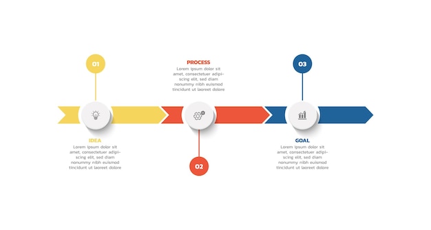 Vector infographics ontwerpsjabloon marketinginformatie