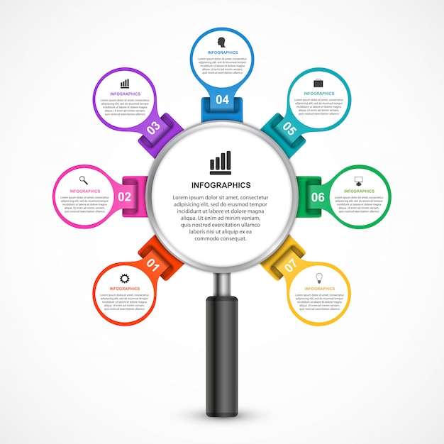 Vector infographics template.