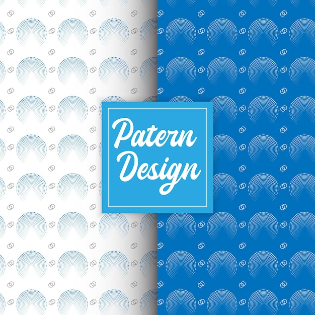 Vector vector instellen naadloze floral achtergrond voor vintage design of patroon ontwerpsjabloon