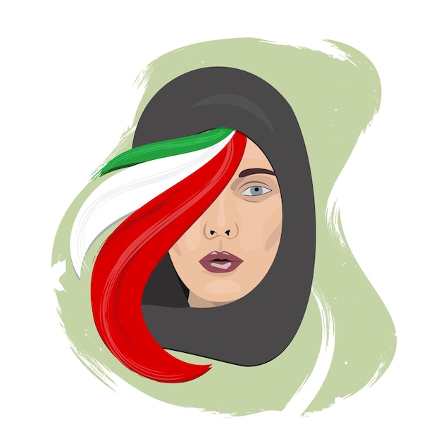 Vector of the Iranian Protest