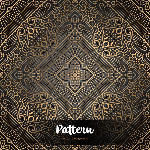 Vector islamic background with mandala