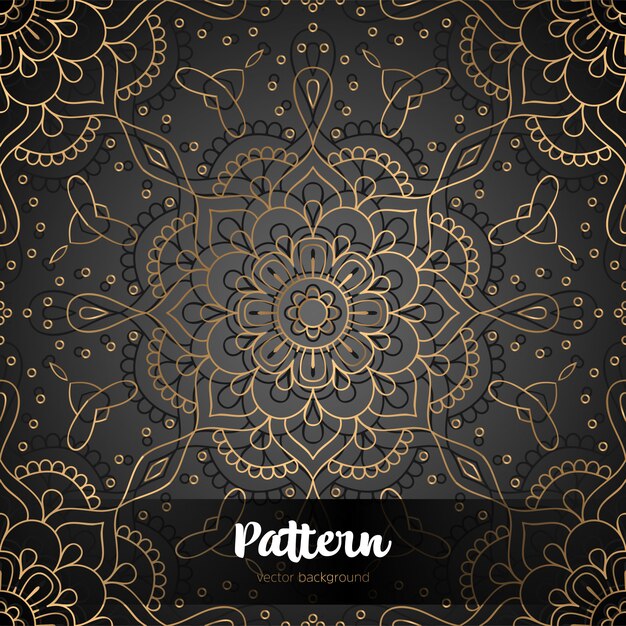 Vector islamic background with mandala