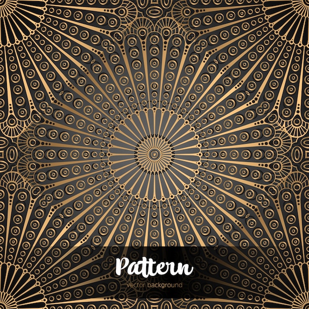 Vector islamic background with mandala