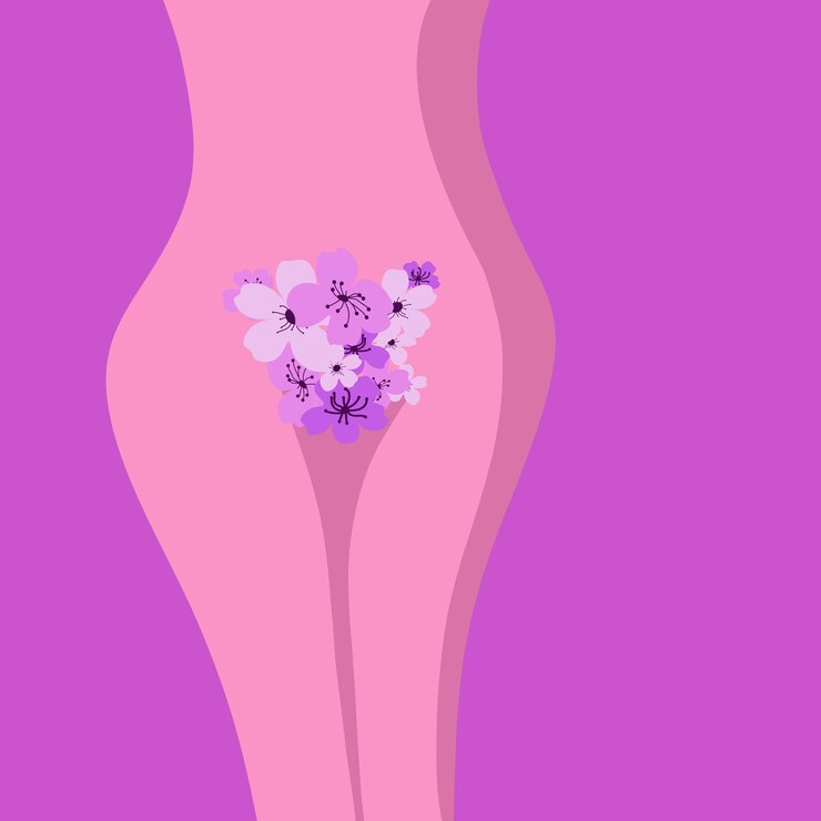 Vector 女性の健康テーマのベクトル分離イラスト。