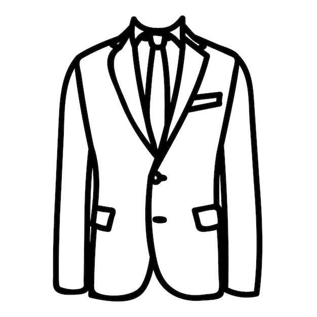 Vector vector isolated sketch jacket