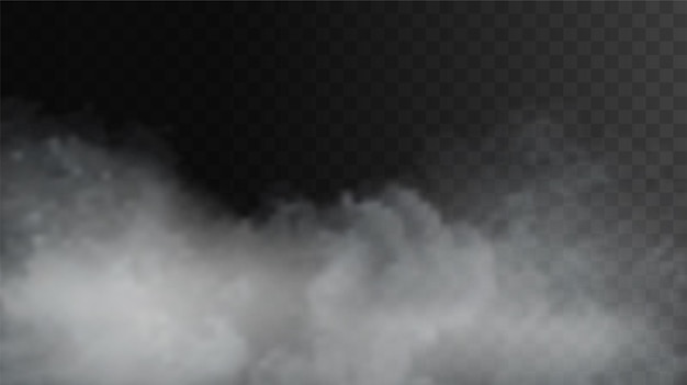 Vector isolated smoke PNG White smoke texture  Special effect of steam smoke fog clouds