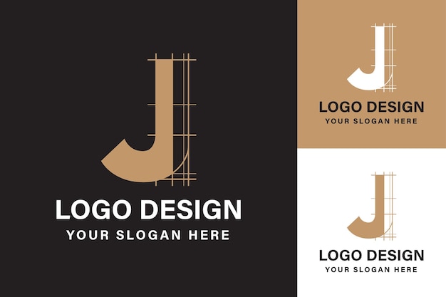 Vector the vector of j alphabet logo design collections for the business