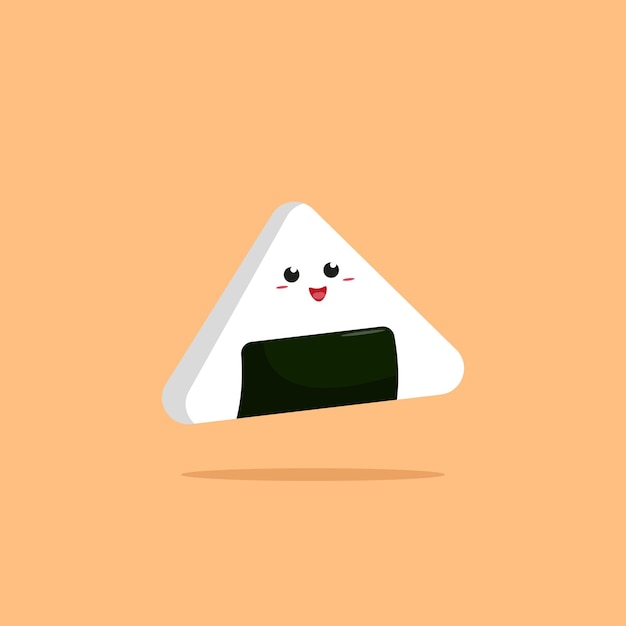 Vector vector japanese food onigiri