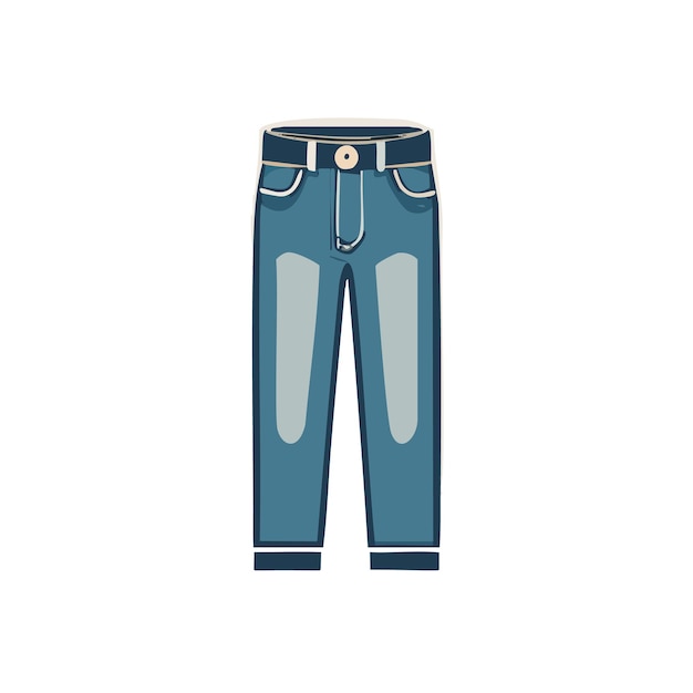 Vettore pantaloni jeans vettoriali