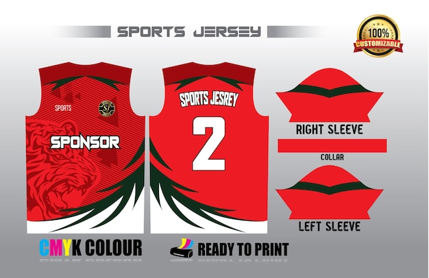 Premium Vector | Vector jersey design ready to print tshirt design