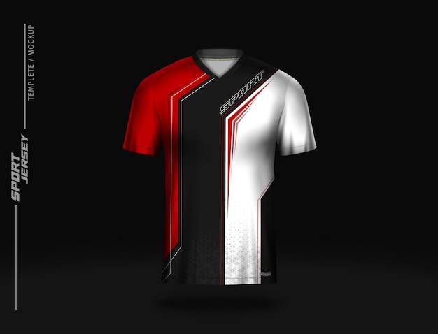 Vector jersey sport, esport gaming, t-shirt sjabloon.