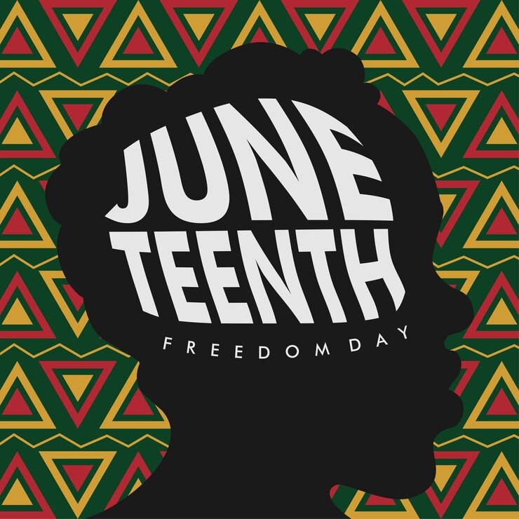 वेक्टर vector juneteenth background template
