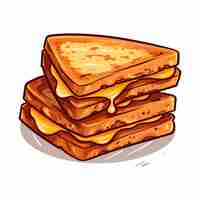 Vector vector of kaya toast illustration