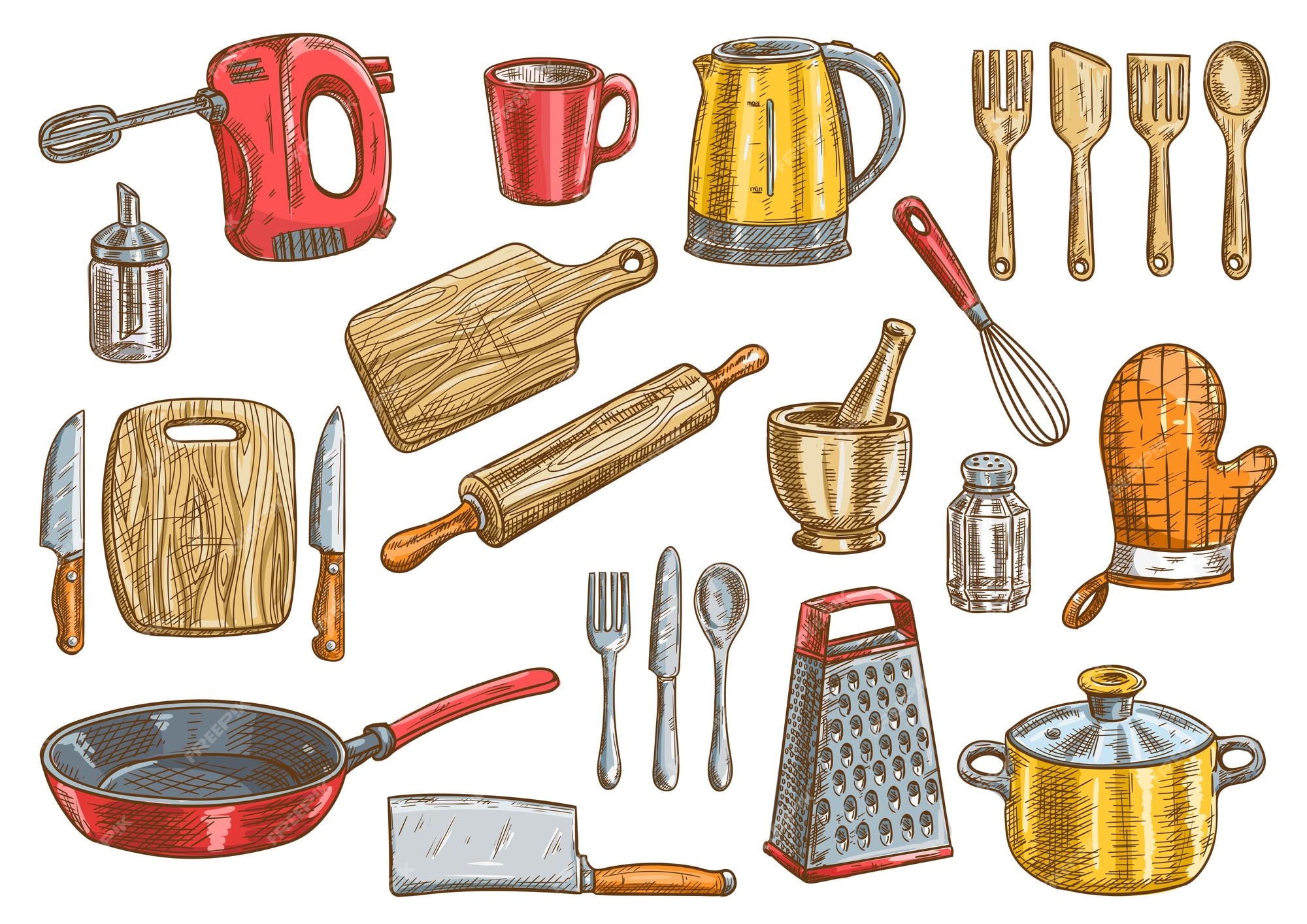 Kitchen Tools, Vectors