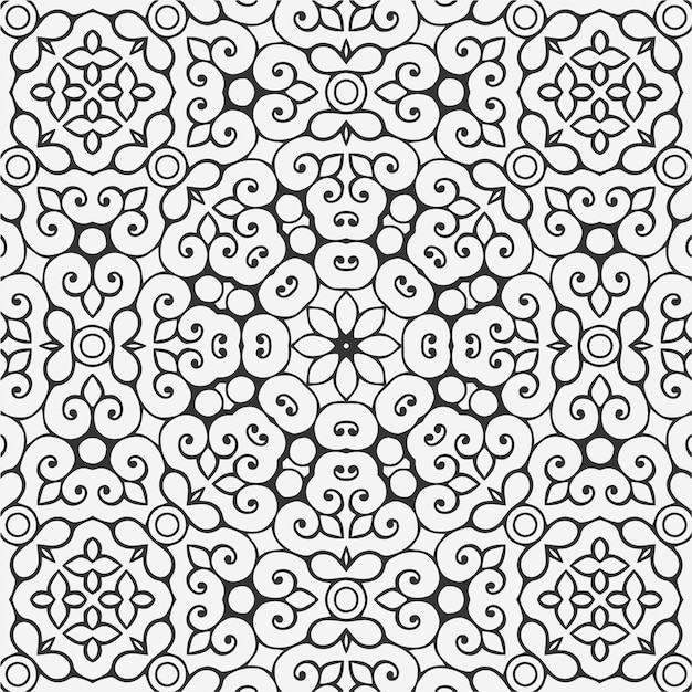 vector kleuren geometrische bloem vormen patroon achtergrond