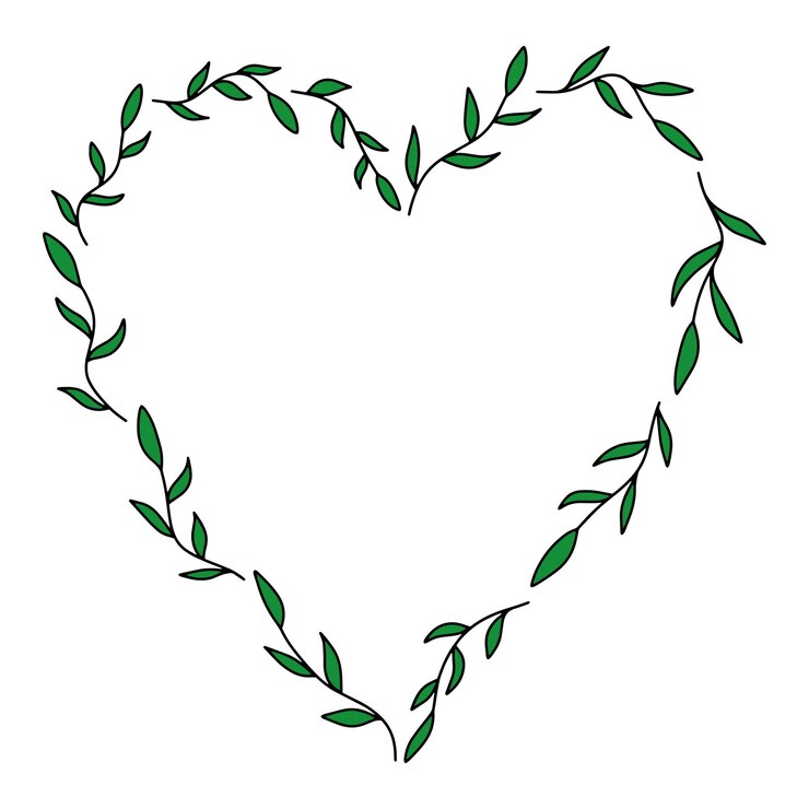 Vector kleurrijk bloemenkader met bladerenillustratie