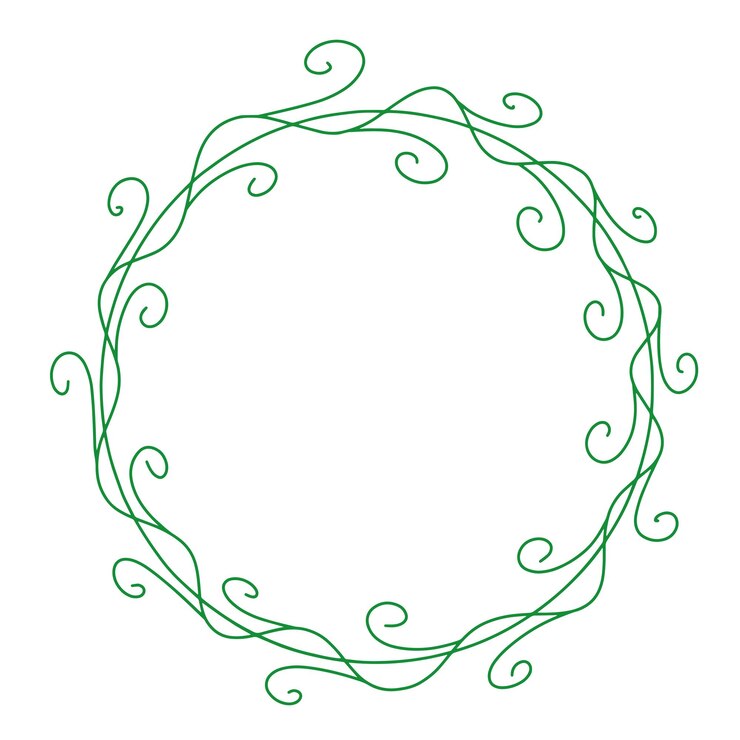 Vector kleurrijk bloemenkader met bladerenillustratie