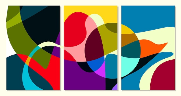 Vector kleurrijke abstracte vloeistof en kromme achtergrond voor de zomerbanner