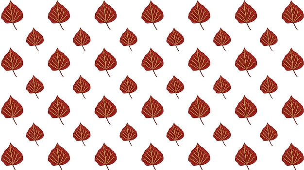 Vector kleurrijke bladeren naadloos patroon