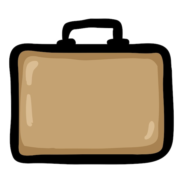 Vector Koffer Doodle Icon