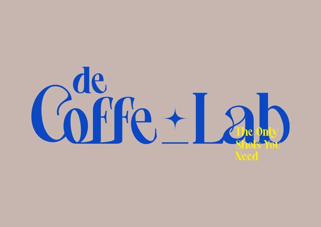 vector koffie winkel logo elegant ontwerp