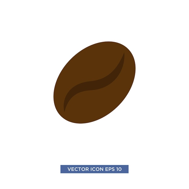 Vector koffiebonen pictogram