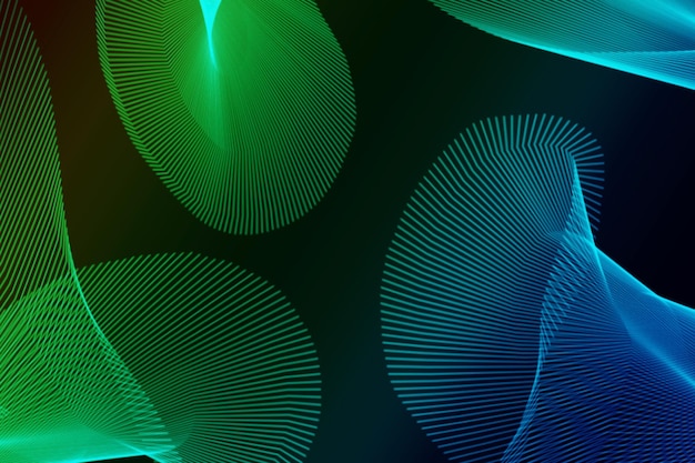 Vector kunst en -graphics Abstracte lijnen