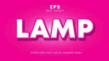 Vector vector lame editable text style design