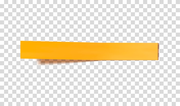 Vector vector lange kleurrijke oranje sticker set geïsoleerd op licht