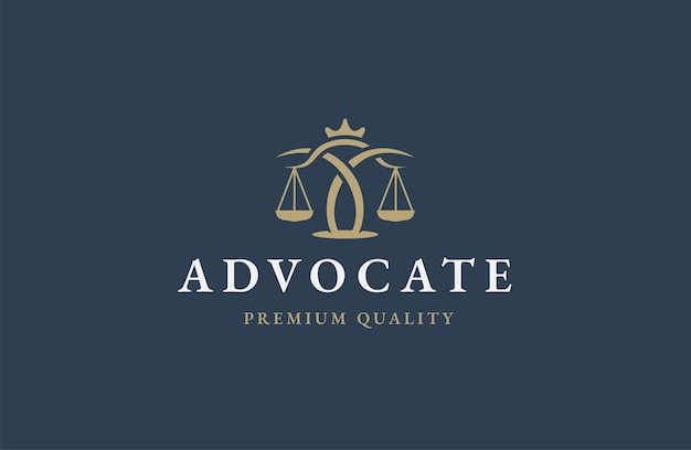 Vector lawyer logo design vector icon template