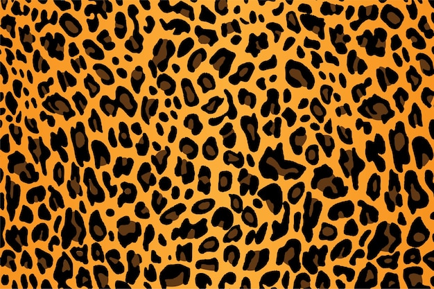 Vector vector of leopard skin