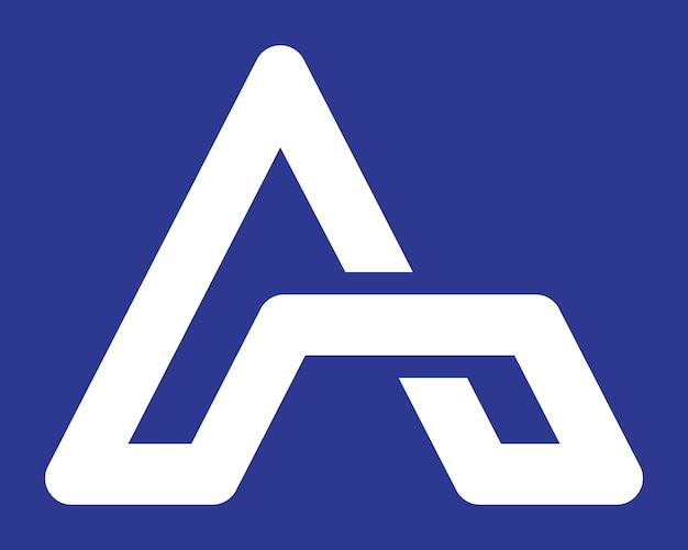 ベクトル文字 ab ロゴのテンプレート デザイン