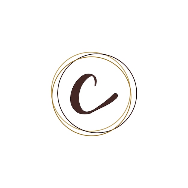 Vector letter c design