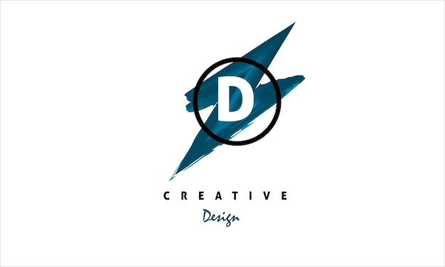 Vector letter d logo design template