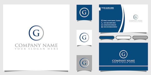 Vector Letter G cirkelstijl met Branding ontwerpen sjabloon Grafisch ontwerp pictogram symbool voor Business