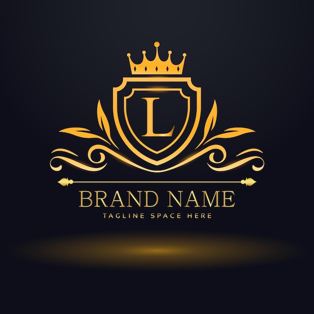 vector letter l luxury logo for your brand