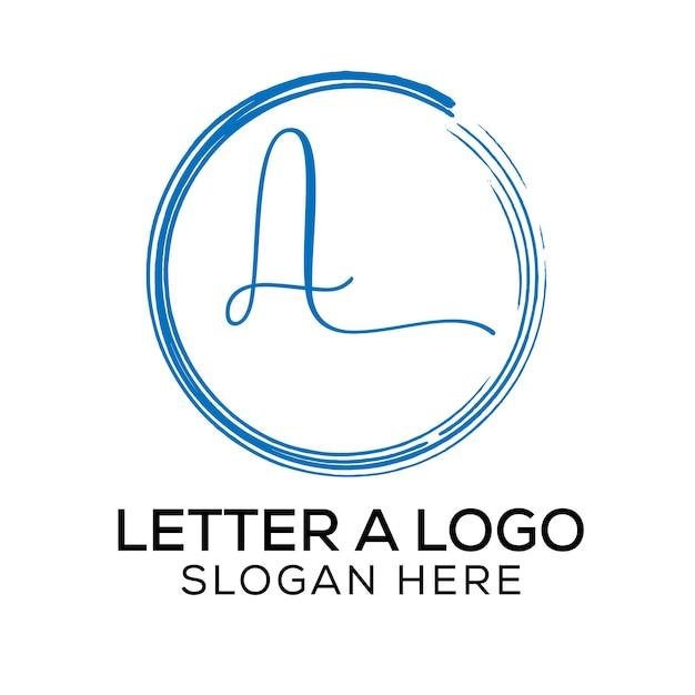 Vettore logo della lettera a del vettore