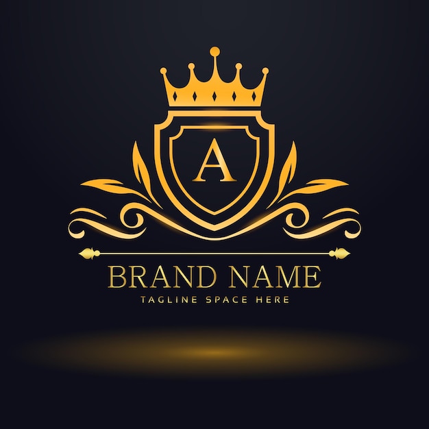 vector letter A luxury logo for your brand