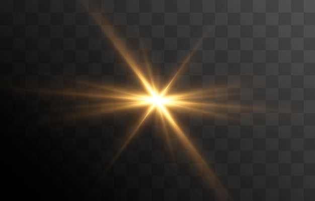 Vector light a flash of light a magical glow sun sun rays png christmas light light png