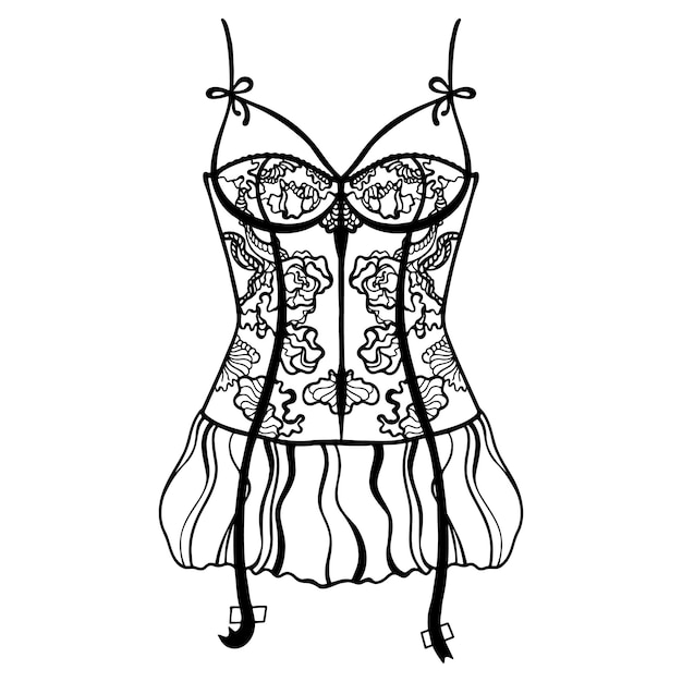 Download Corset, Lace, Underwear. Royalty-Free Vector Graphic