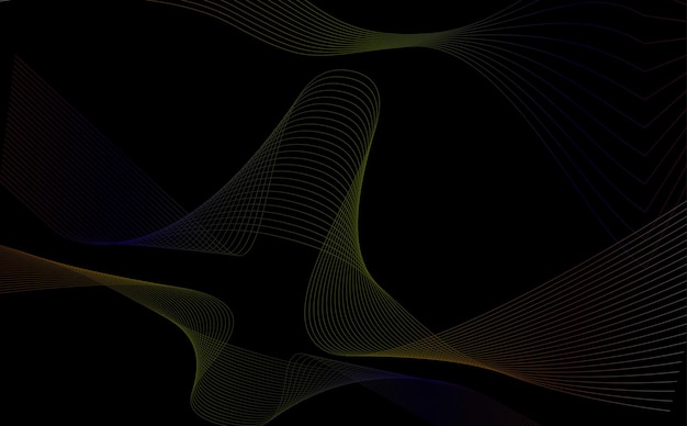 vector line background with black color