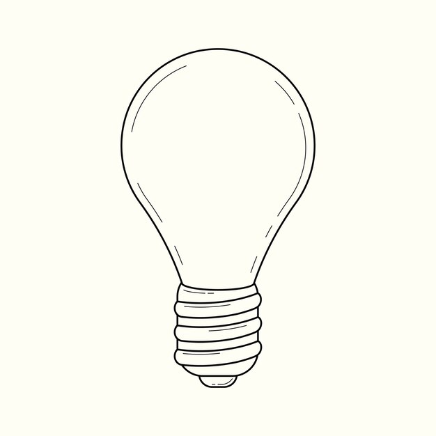 ベクトル 電球のベクトル線形図