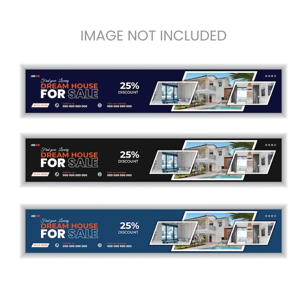 Vector linkedin banner and web cover template design