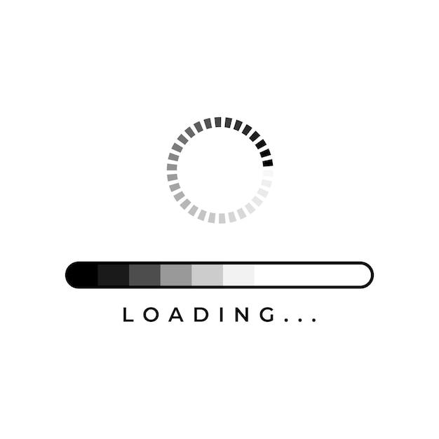 vector loading icon vector editable for element design